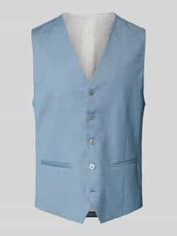 HECHTER PARIS Regular fit gilet met paspelzakken