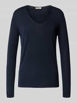 Tom Tailor Regular fit gebreid shirt van een mix van katoen en viscose