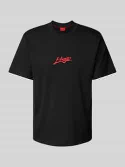 HUGO Regular fit T-shirt met ronde hals model 'Dlogotee'