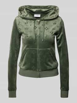 Juicy Couture Sweatjack met capuchon model 'MADISON'