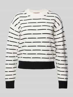Max Mara Studio Gebreide pullover met structuurmotief model 'GETTONE'