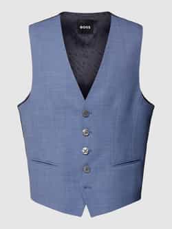 Boss Gilet met paspelzakken model 'Jasper'