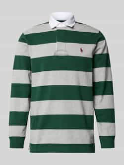 Polo Ralph Lauren Sweatshirt met polokraag en labelstitching