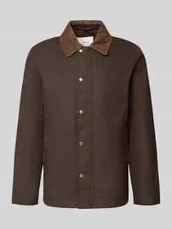 Selected Homme Regular fit gewaxt jack van puur katoen model 'WALTER'