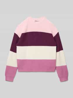 Only Regular fit gebreide pullover van viscosemix model 'SANDY'
