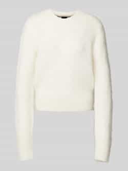 Boss Gebreide pullover met ribboorden model 'Fleuretty'
