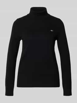 Gant Regular fit coltrui van wolmix model 'Extrafine'