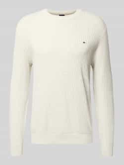 Christian Berg Men Gebreide pullover met labeldetail