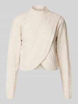 Apricot Gebreide pullover met ribboorden