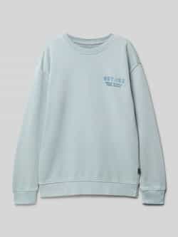 CARS JEANS Sweatshirt met labelprint model 'REWNAC'