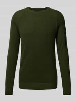 S.Oliver RED LABEL Regular fit gebreide pullover met raglanmouwen en structuurmix