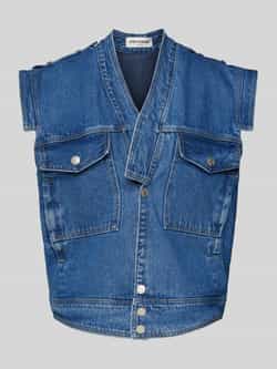 LOLLYS LAUNDRY Jeansgilet met borstzakken