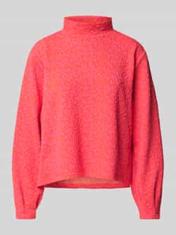 Ichi Shirt met opstaande kraag en viscose model 'HOELLY'