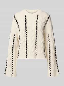 Only Regular fit gebreide pullover met kabelpatroon model 'TESSA'