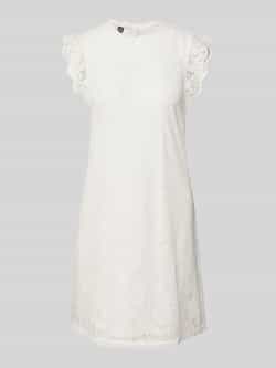 Pieces Regular fit kanten jurk met geschulpte zoom model 'OLLINE'