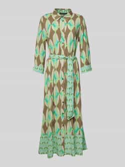 Betty Barclay Midi-jurk met strikceintuur