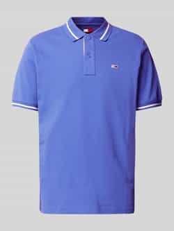 Tommy Jeans Regular fit poloshirt met logostitching