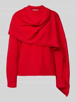 Jake*s Collection Gebreide pullover met sjaal
