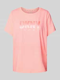 DKNY PERFORMANCE T-shirt met labelprint