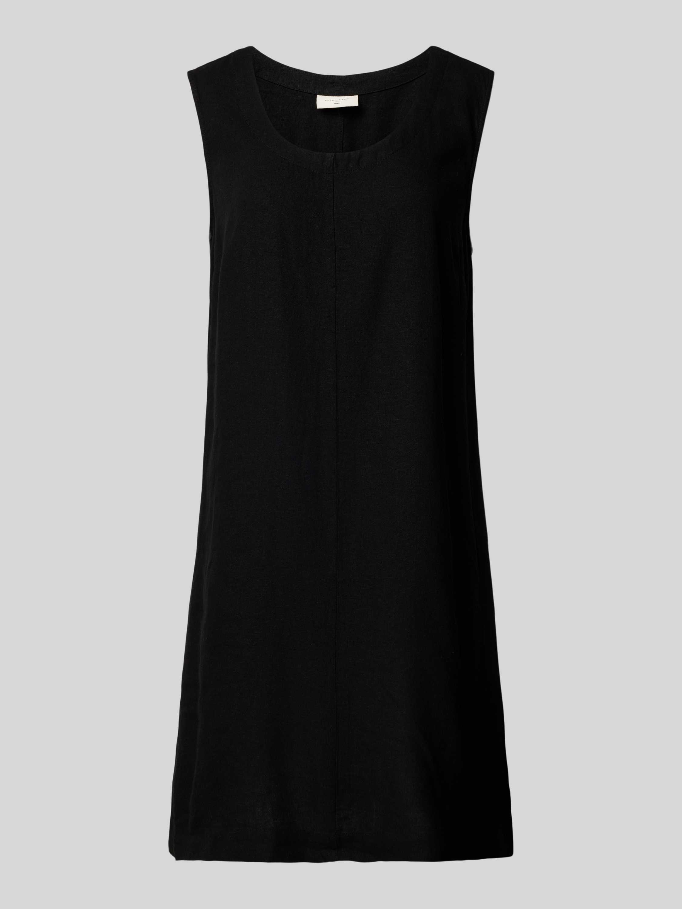 FREE QUENT Linnen jurk met ronde hals model 'LAVA'