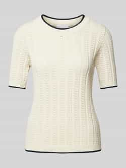 Rich & Royal Gebreid shirt met ronde hals