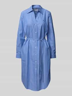 TOMMY HILFIGER Dames Jurken Ess Poplin Regular Shirt Dress Lichtblauw