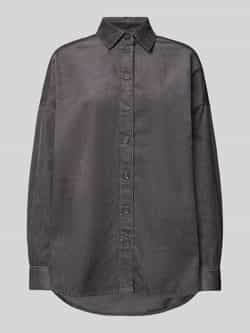 Christian Berg Woman Relaxed fit corduroy blouse met overhemdkraag