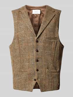 Carl gross Harris Tweed gilet van scheerwol model 'Warner'