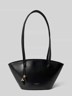 Seidenfelt Shopper in leerlook model 'Arvaja'