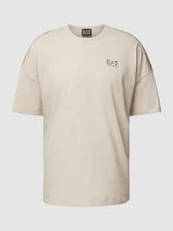 EA7 Emporio Armani T-shirt met labelprint