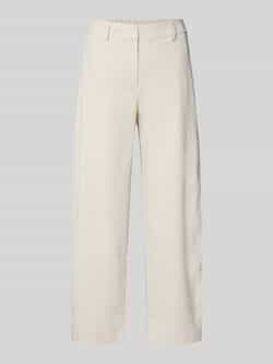 OPUS PANTS Straight leg stoffen broek met paspelzak aan de achterkant model 'Mette'