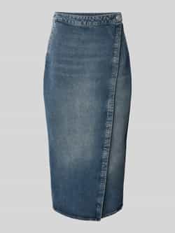 Armani Exchange Jeansrok met steekzakken
