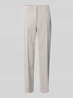 CAMBIO Corduroy broek met persplooien model 'KRYSTAL'