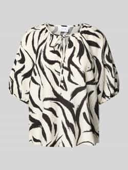 Vila Relaxed fit blouse met druppelvormige hals model 'CLO'