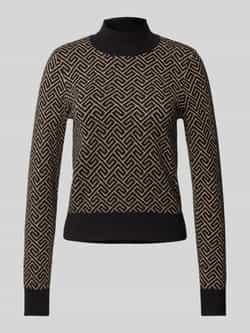 Vero Moda Regular fit gebreide pullover van viscosemix met geometrisch motief model 'ARIA'