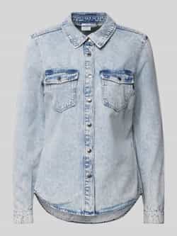 Vero Moda Regular fit overhemdblouse met katoen model 'JENNIE'