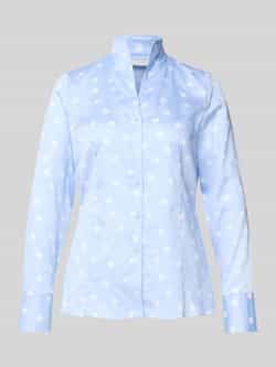 Eterna Slim fit overhemdblouse met opstaande kraag