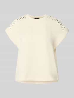 Zero Gebreid shirt met viscose en studs