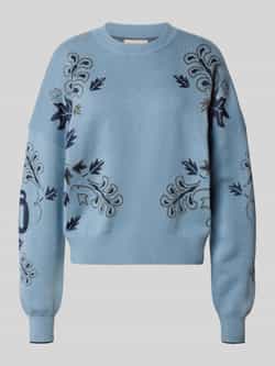 Scotch & Soda Oversized gebreide pullover met ribboorden