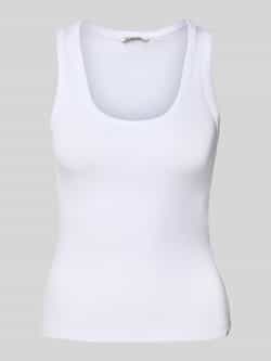 Tom Tailor Denim Slim fit tanktop in riblook