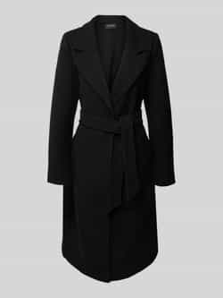 Vero Moda Regular fit lange jas met strikceintuur model 'FORTUNEAYA'