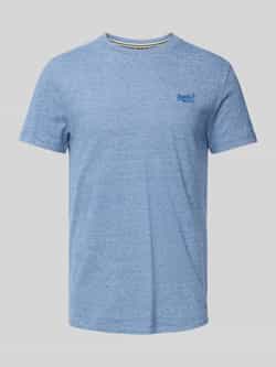 Superdry T-shirt met labelstitching