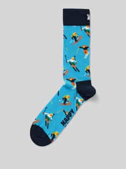 Happy Socks Sokken met motiefstitching