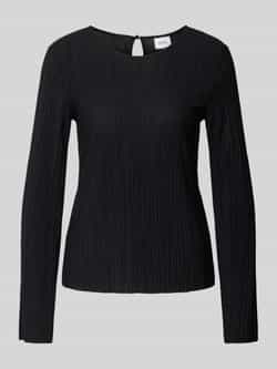 Vila Shirt met lange mouwen en plissévouwen model 'PLISA NEW'