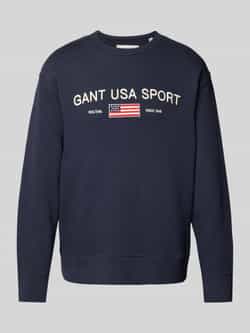 Gant Sweatshirt met labelstitching