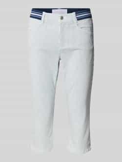 Angels Slim fit capribroek met elastische band model 'Ana'
