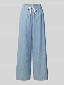JAKE*S STUDIO WOMAN Wide leg stoffen broek met tunnelkoord