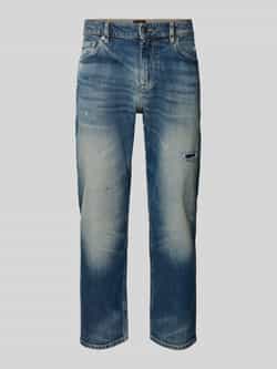 Boss Orange Regular fit jeans van katoenmix