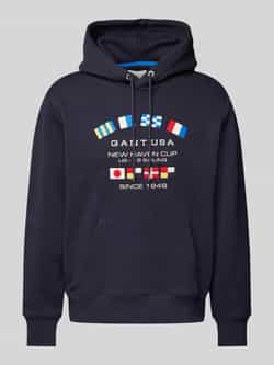 Gant Hoodie met labelprint