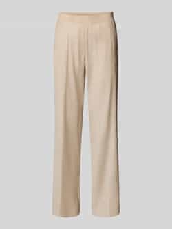 Raphaela By Brax Flared stoffen broek met elastische band model 'Pam'